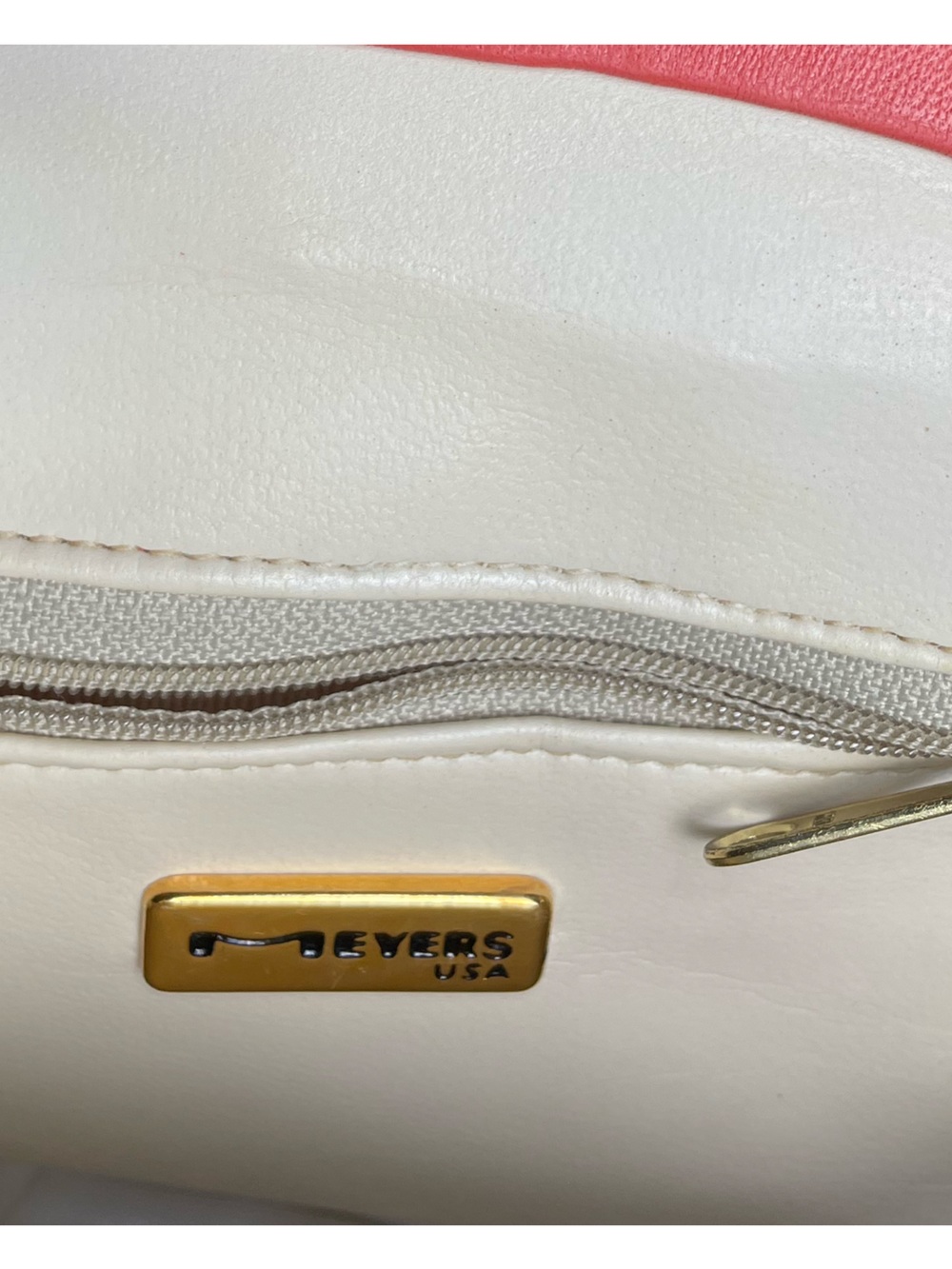 MAYERS vintage woven leather kisslock crossbody/clutch. - Picture 9 of 11